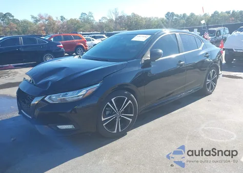 2021 Nissan Sentra Sr Xtronic Cvt z USA, uszkodzony, nr VIN 3N1AB8DV7MY319414